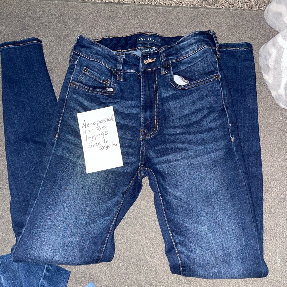 Aeropostale Women's Dark Blue Jeggings
